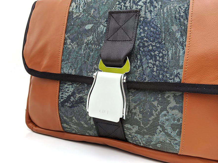 Sac pour ordinateur portable Mariclaro YYZ - Vert forêt vintage Matériel Air Canada