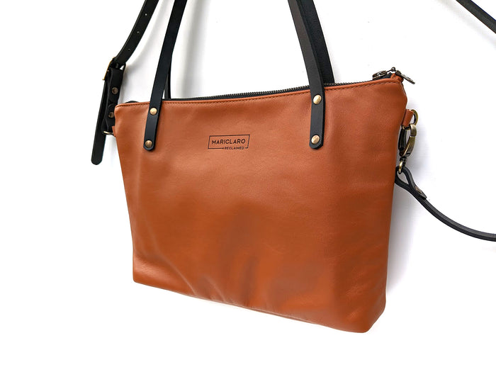 Mariclaro VIE+ Purse - brown / orangy leather