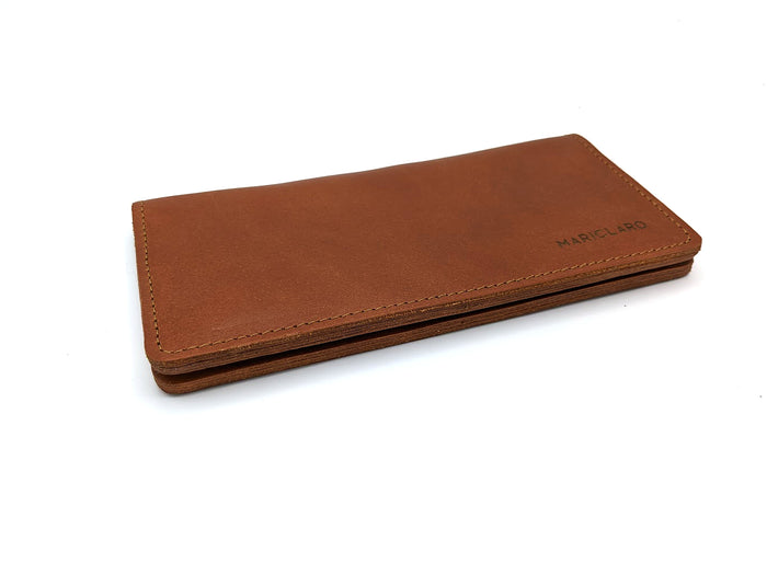 Mariclaro Woman Wallet - light brown Leather