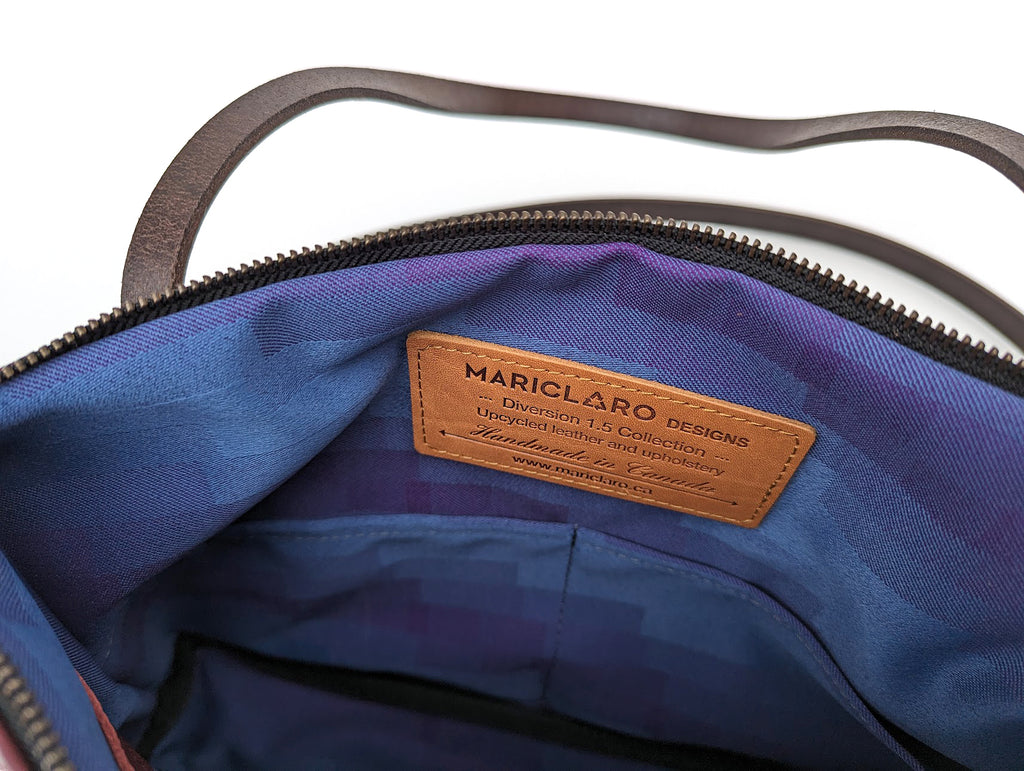 Mariclaro VIE+ Purse - burgundy leather