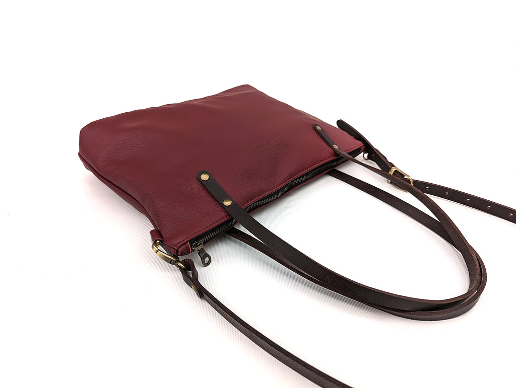 Mariclaro VIE+ Purse - burgundy leather