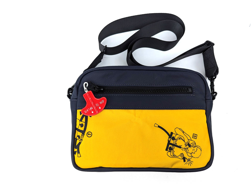 Mariclaro Laptop / Messenger Bag - Gilet de sauvetage pour avion 