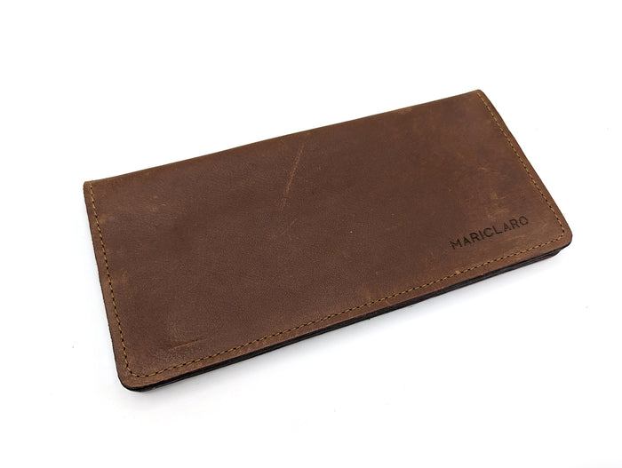 Mariclaro Long Wallet - Distressed Brown
