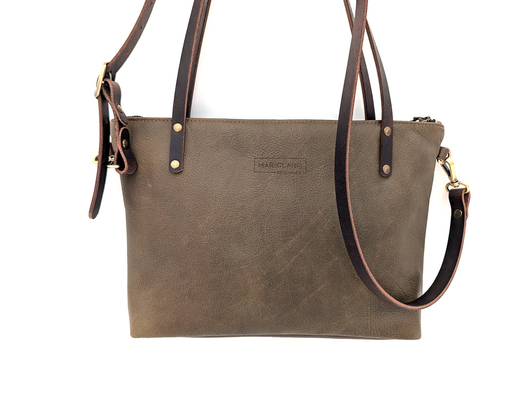 Portefeuille Mariclaro VIE+ - cuir marron / orangé 