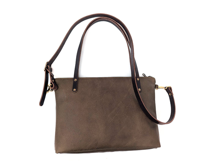 Portefeuille Mariclaro VIE+ - cuir marron / orangé 