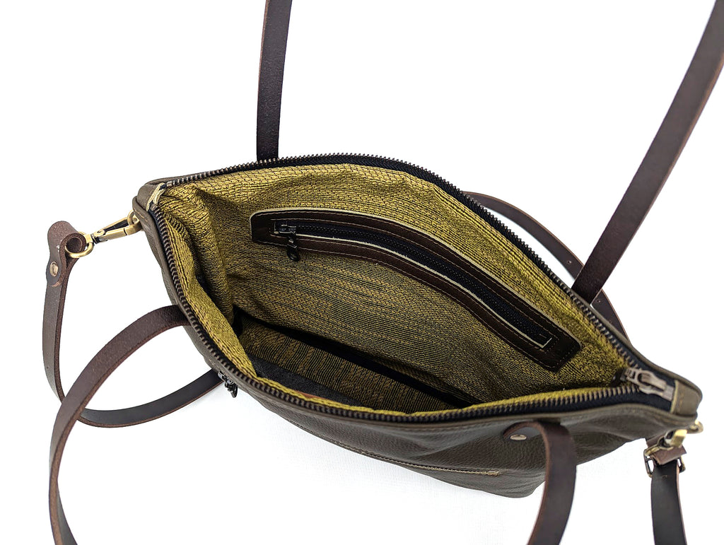 Portefeuille Mariclaro VIE+ - cuir marron / orangé 