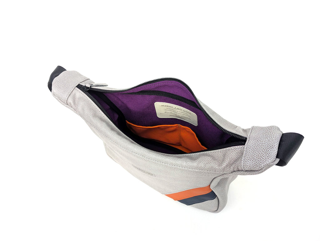 Mariclaro Freya Shoulder bag - Orange / Grey