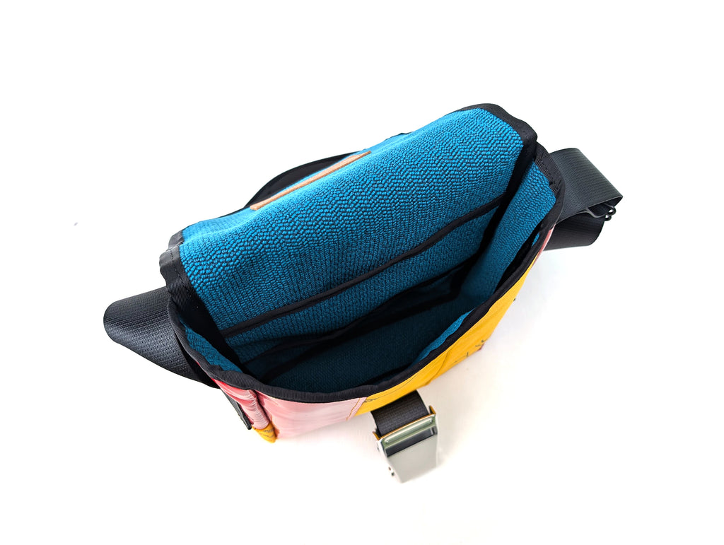 Mariclaro Mini Messenger Bag - Aircraft Life Jackets - Red