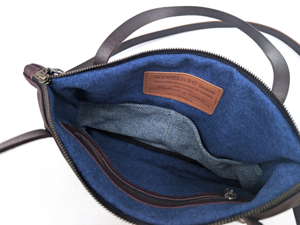 Sac à main Mariclaro VIE - Matériel Air Canada vintage 