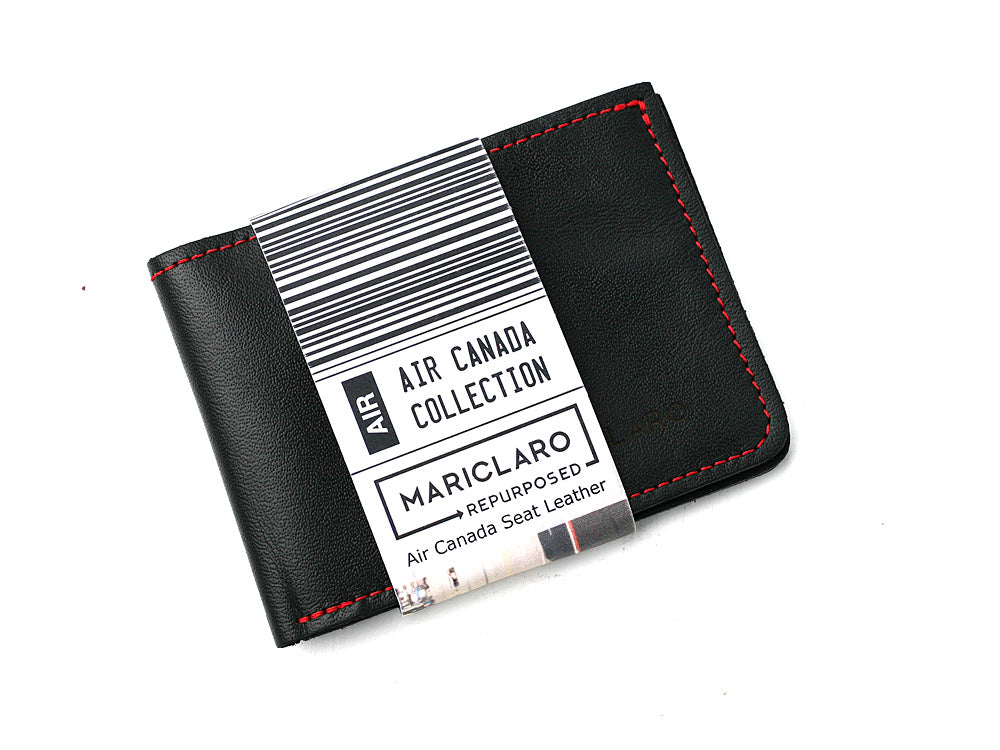 Mariclaro Billfold - Air Canada 777HD / Red Stitch