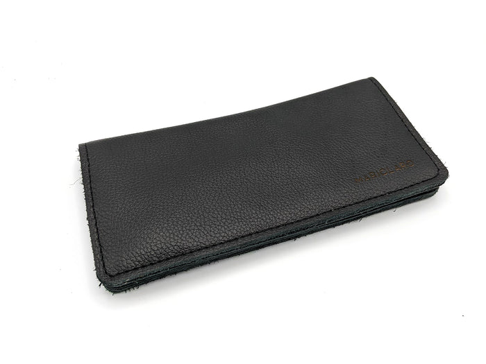 Mariclaro Long Wallet - Black Leather