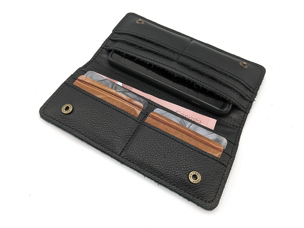 Mariclaro Woman Wallet - Black Leather