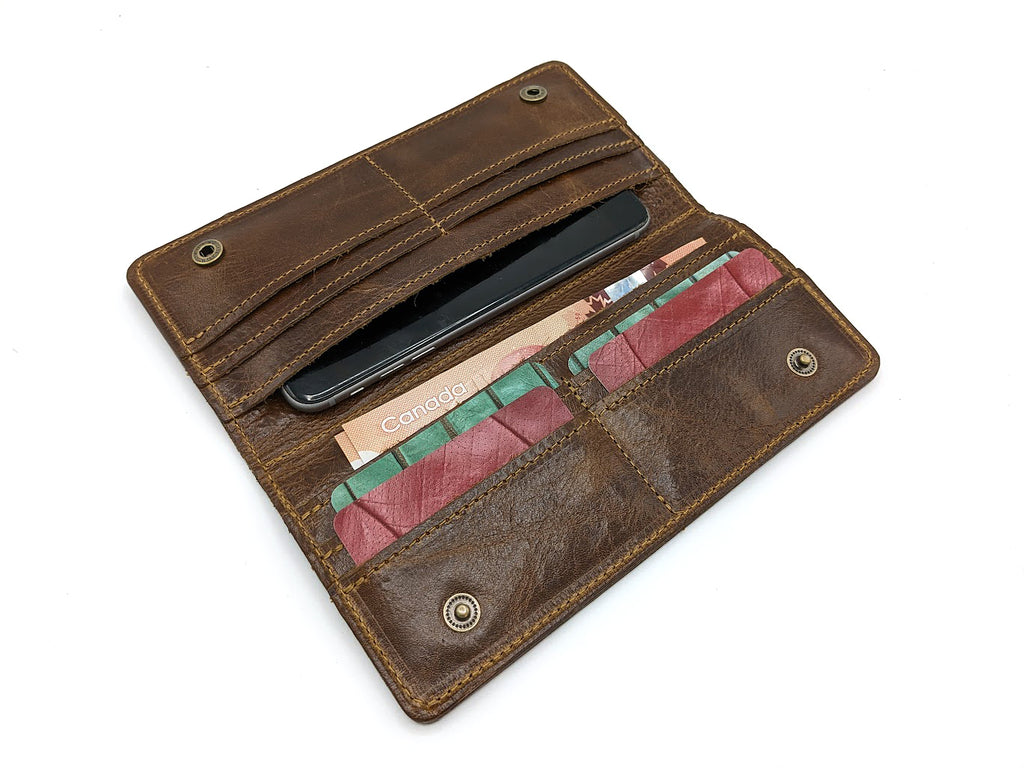 Mariclaro Woman Wallet - Brown Leather